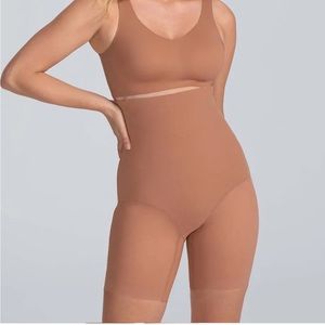 HONEYLOVE super power short. The color is tan.